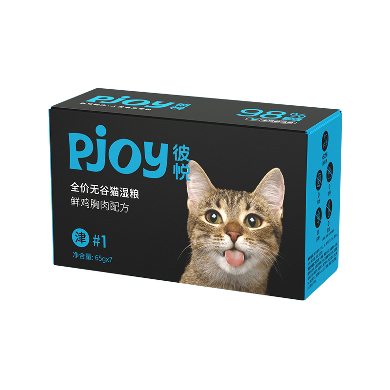 【老爸测评】Pjoy彼悦全价无谷猫湿粮65g*7 [24.5元]-1